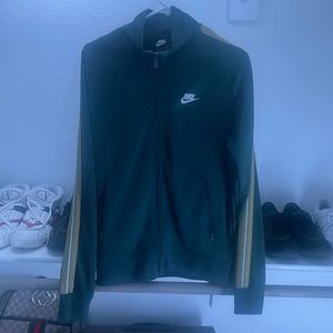 Green Long Sleeve Turtle Neck Nike Jacket